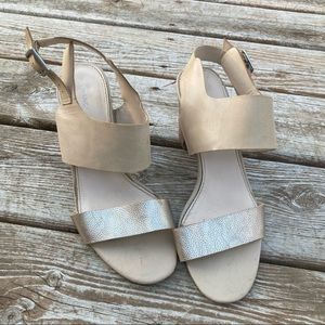 Franco Sarto Gold Sandal